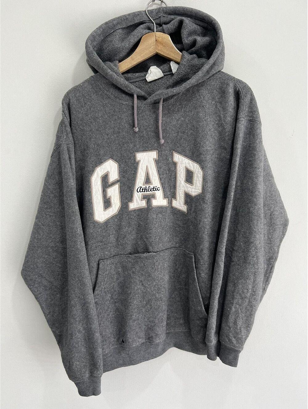 Vintage Gap Fleece Hoodie sweater spellout thrashed